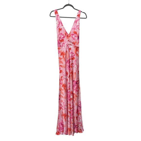 HELLO MOLLY | NWT Fleur Fantasia Maxi Dress in Pink, Size XL - Picture 6 of 13